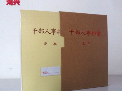 廠家批發 硬紙板 塑料 干部人事檔案盒 廠家直銷訂做