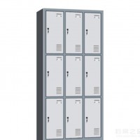 鋼制學校檔案文件柜員工物品儲存柜9門定制