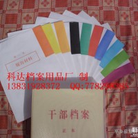 干部檔案盒 人事檔案盒十大分類紙 分類紙 十大類紙 隔頁紙
