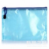 三木A5規(guī)格票據(jù)袋網(wǎng)格文件袋PVC辦公用品 C4525 檔案袋