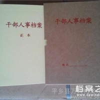 干部人事檔案盒 干部履歷表 十大類分類紙 分類角 散材料 干部檔案目錄