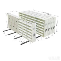 【樂眾】廠家批發(fā) 移動密集架 手動檔案密集柜 可移動檔案柜 鋼制文件