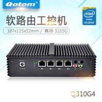 linux Pfsense路由器 3215U雙核1.7GHZ防火墻 四網口迷你電腦主機