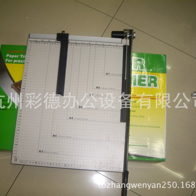 名片制作工具 15寸 鋼質裁紙刀 切相片、PET卡片、PVC卡片 A3