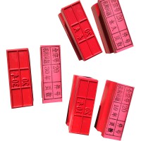 辦公文教財務用品印章原子歸檔章 采用塑料材質制作 印章辦公用品