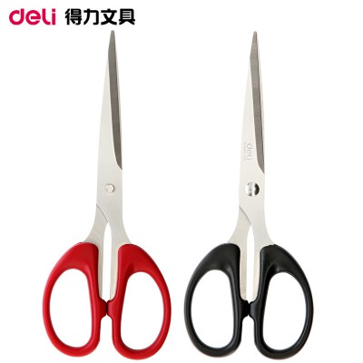 文具剪刀6034 家用縫紉剪紙刀辦公用品 鋒利不銹鋼美工剪子