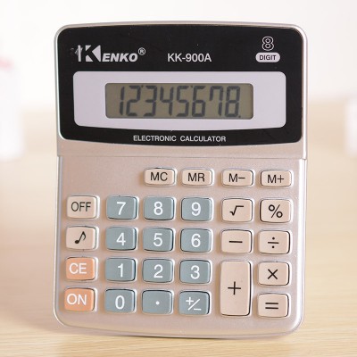 K0223 計算器KK-900A中號臺式計算器 8位商務型計算機辦公用品