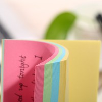跨境亞馬遜彩紙疊色便利貼定制 創意彩色紙n次貼便簽本便簽紙廠家