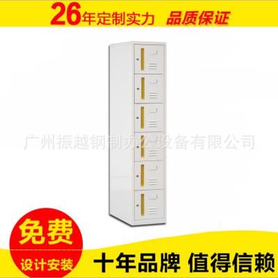 新款拆裝套色文件柜資料檔案柜帶鎖鐵皮柜更衣柜員工儲物柜子鞋柜