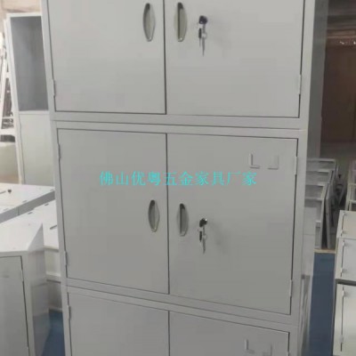 批發一字三抽文件柜中六抽半玻璃書柜側拉三抽活動柜廠家供應